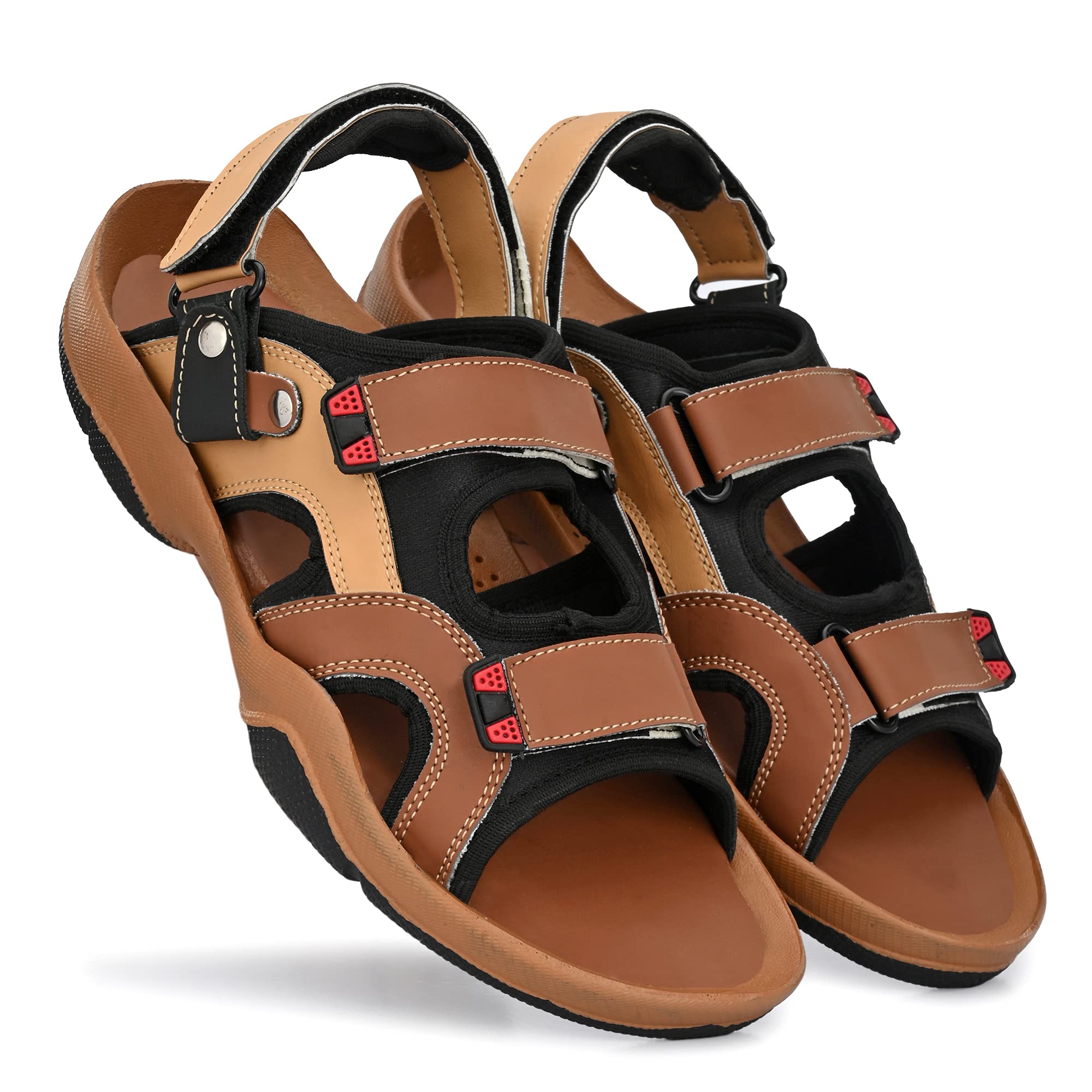 BLACK COOPER Brand stylish fashion Sandal for men | Casual sports sandals for boy | Outdoor Daily use Man sandals (Brown, numeric_7) (B09GQ1PP3Z) Amazon Price History, Amazon Price Tracker