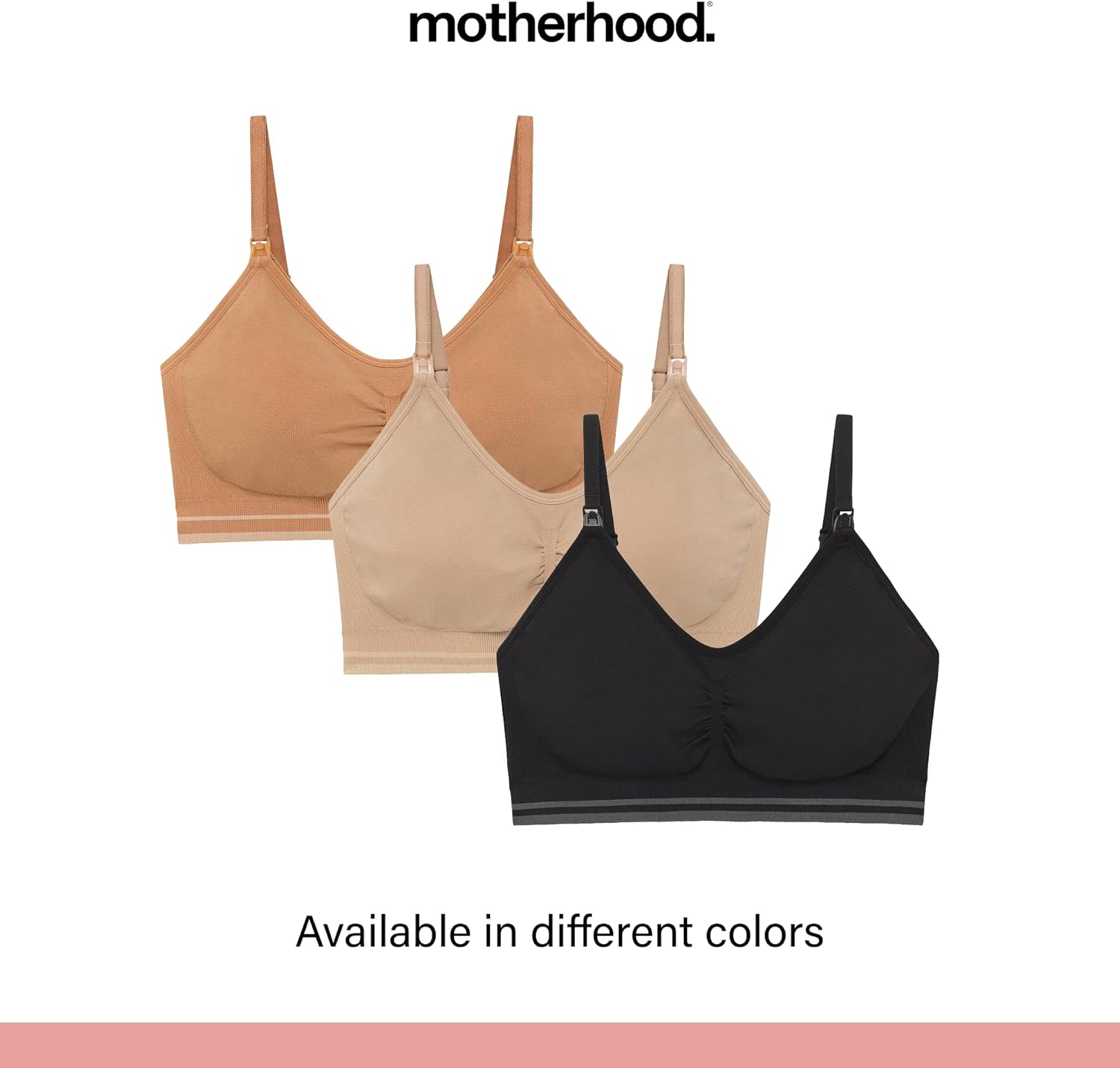 Motherhood Maternity Womens Seamless Hands Free Pumping/Nursing Bra - Image 8