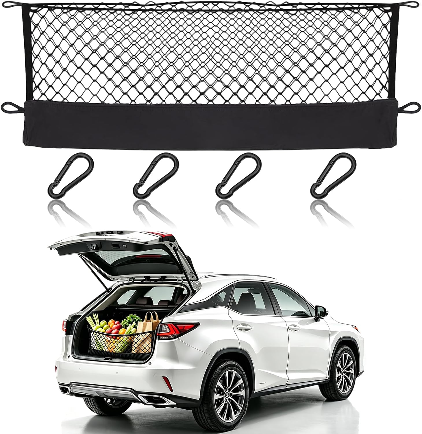 Cargo Net for Lexus RX300 RX350 RX400 RX450 Car Trunk Rear Tailgate Netting
