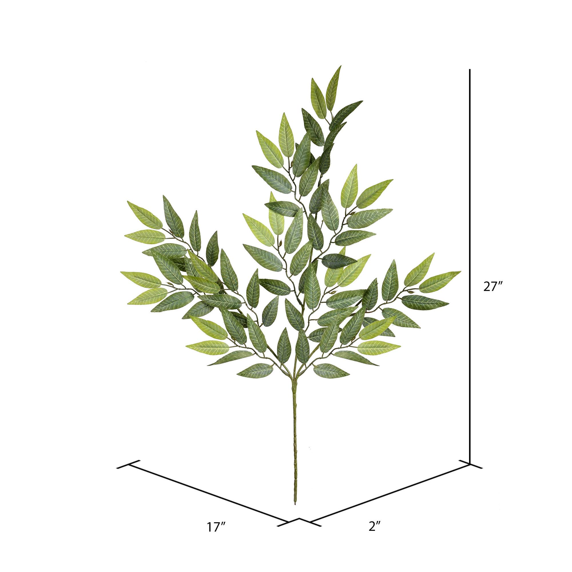 Vickerman Artificial Mini Green Leaves Spray. includes 6 sprays per pack.