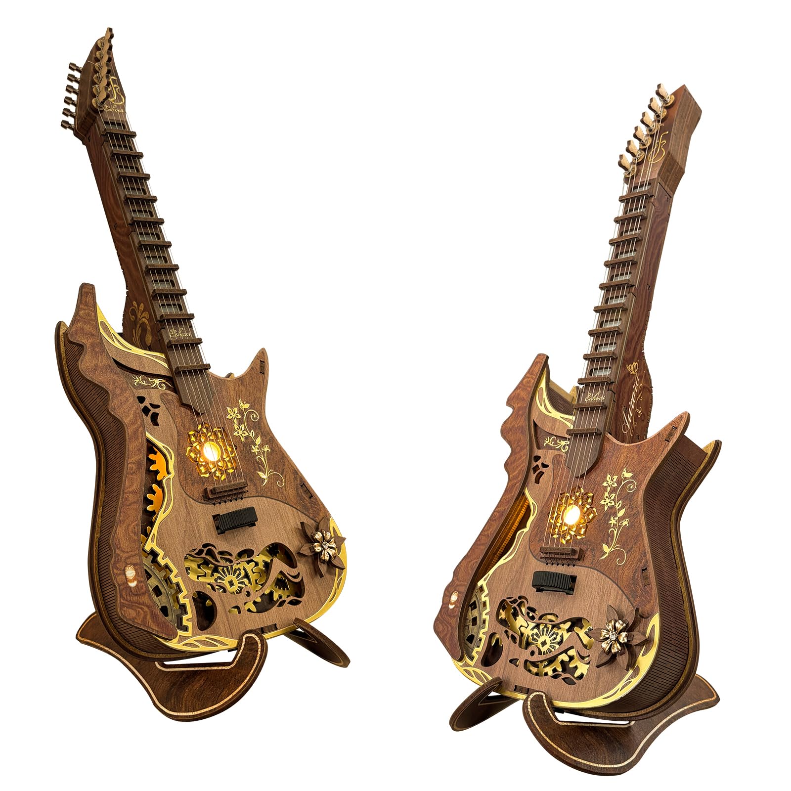 Amazon.com: CUTEROOM 3D Wooden Puzzle Chord Guitar - DIY