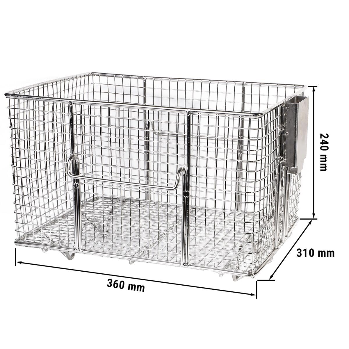 GGM Gastro | FKEHFMDY491 | Fritteusenkorb - 24 Liter - für elektrische Hochdruckfritteuse EHFMY491 & EHFDY491