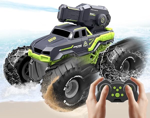 B-Qtech Amphibious RC Car with Water Cannon