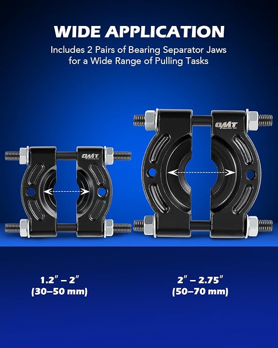OMT Bearing Puller Set, Bearing Splitter Tool Kit