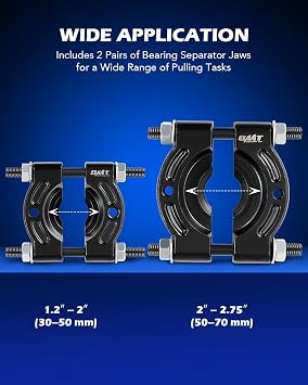 OMT Bearing Puller Set, Bearing Splitter Tool Kit