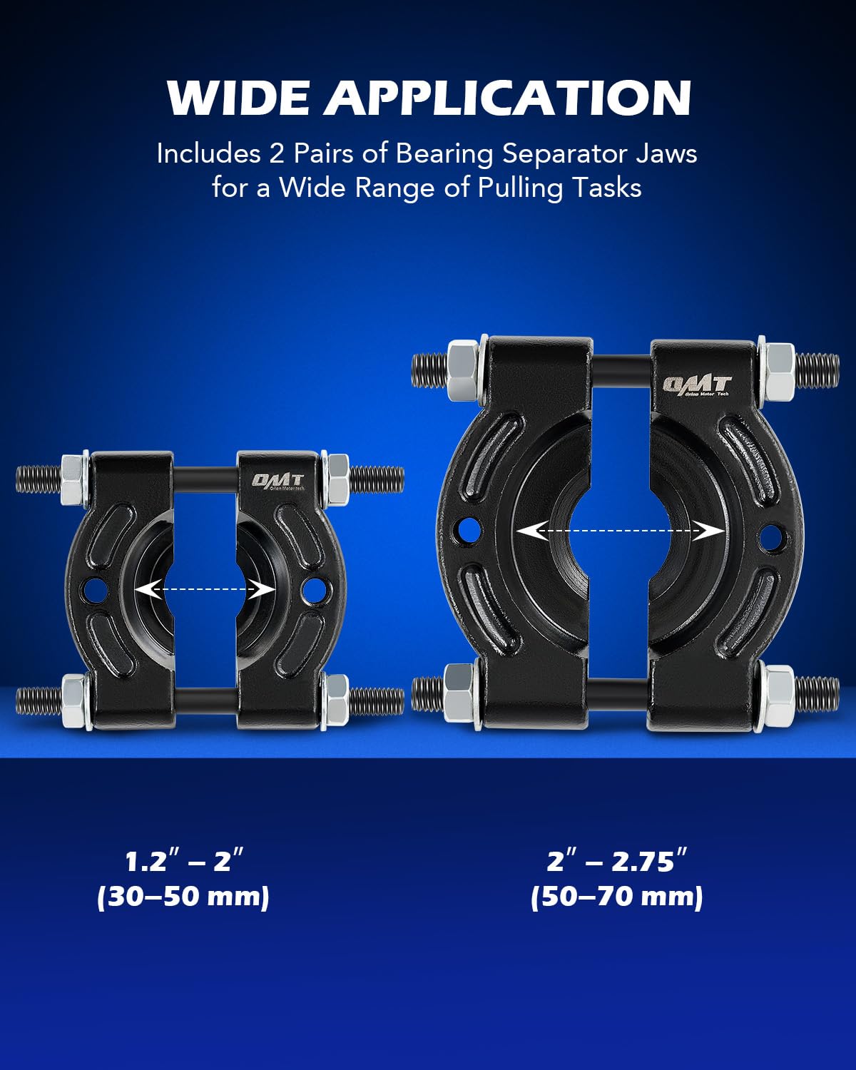 Orion Motor Tech 5 Ton Capacity Bearing Separator & Rear Axle Bearing Puller and Installer, Bundle