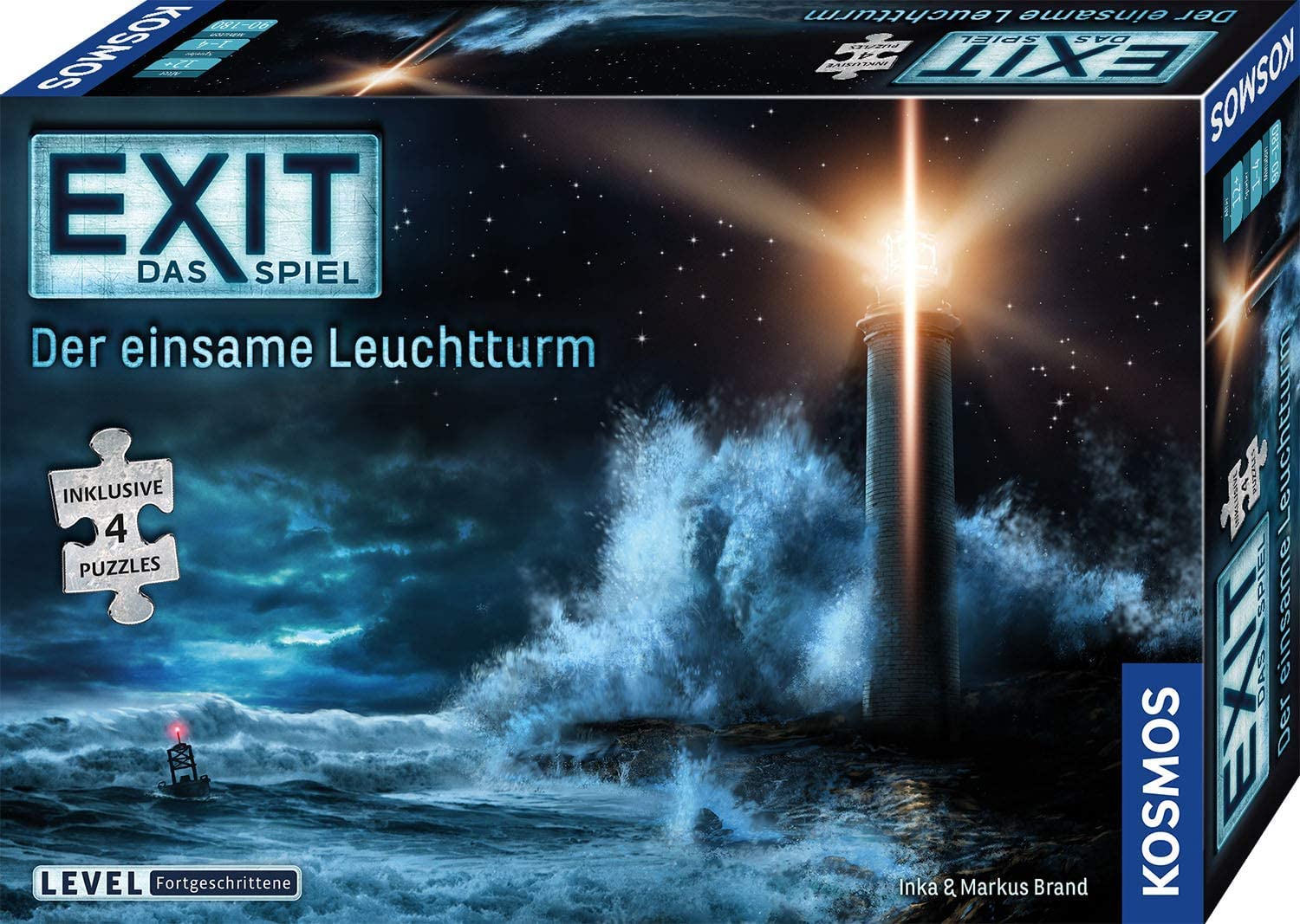 KOSMOS 698881 EXIT® - Das Spiel + Puzzle - Der einsame Leuchtturm, Level: Fortgeschrittene, Escape Room Spiel, EXIT Game mit Puzzle für 1-4 Spieler ab 12 Jahre
