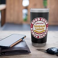 Vista 7 de Maruchan Good Soup Ramen Noodles Logo Vaso aislado de acero inoxidable