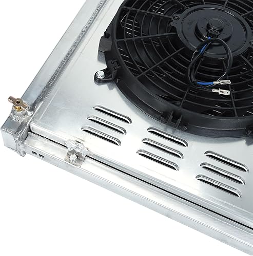 Miniatura 160 de Radiador de aluminio AA5052 de 3 filas compatible con Dodge Ram 2009-2021 1500 2500 3500 4000 V6 V8 Pickup AT/MT 3 filas,1 fila,Ventilador