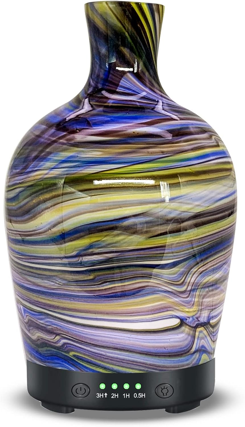 MAXWINER Essential Oil Diffuser Art Glass Aromatherapy