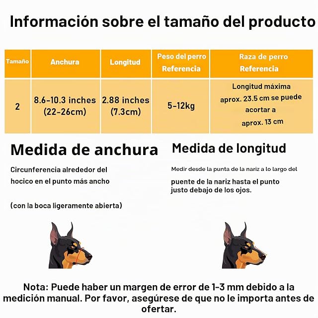 Foto 2 de 7 de Bozal para Perros Pequeños Bozal De Canasta para Perro con Correas Ajustables Bozal De Perro Suave…