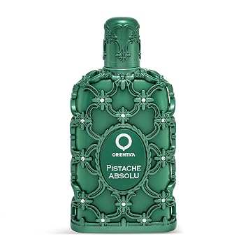 Orientica Luxury Pistache Absolu Eau De Parfum 2.7oz/80ml Notes of Pistachio, Blackcurrant, Pear, Bergamot - Gourmand Oriental Arabic Perfume for Women & Men - Perfumes Arabes de Mujer y Hombres