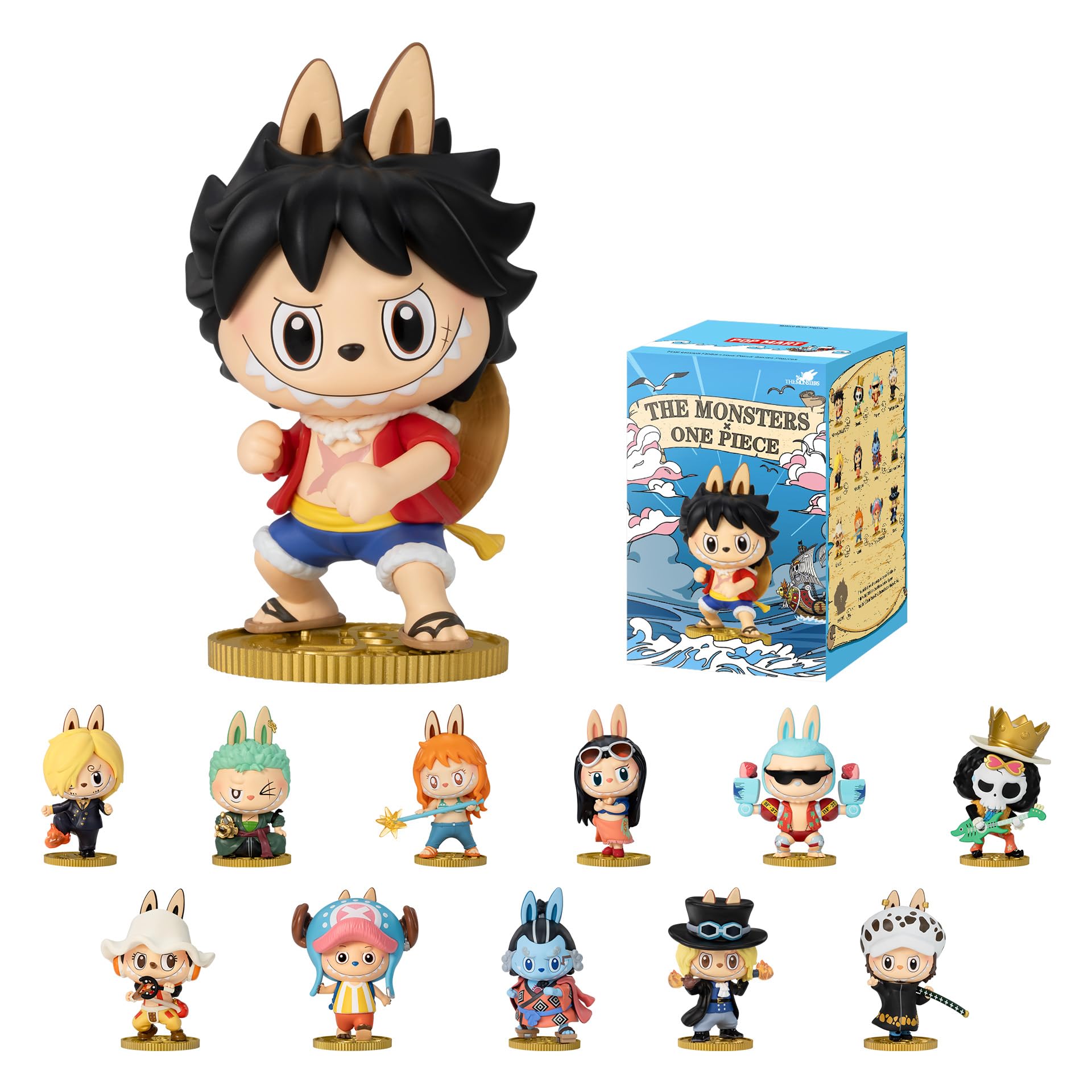 POP MART THE MONSTERS x ONE PIECEフィギュア POP MART The Monsters x One Piece Series Blind Box – MNS