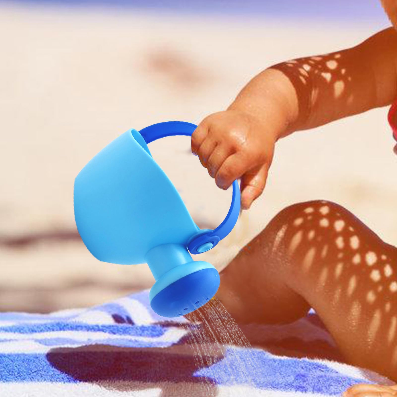 Regadera Verde Baby - Mini Regadera Interactiva de Mano para Playa y Juguete de Baño Educativo