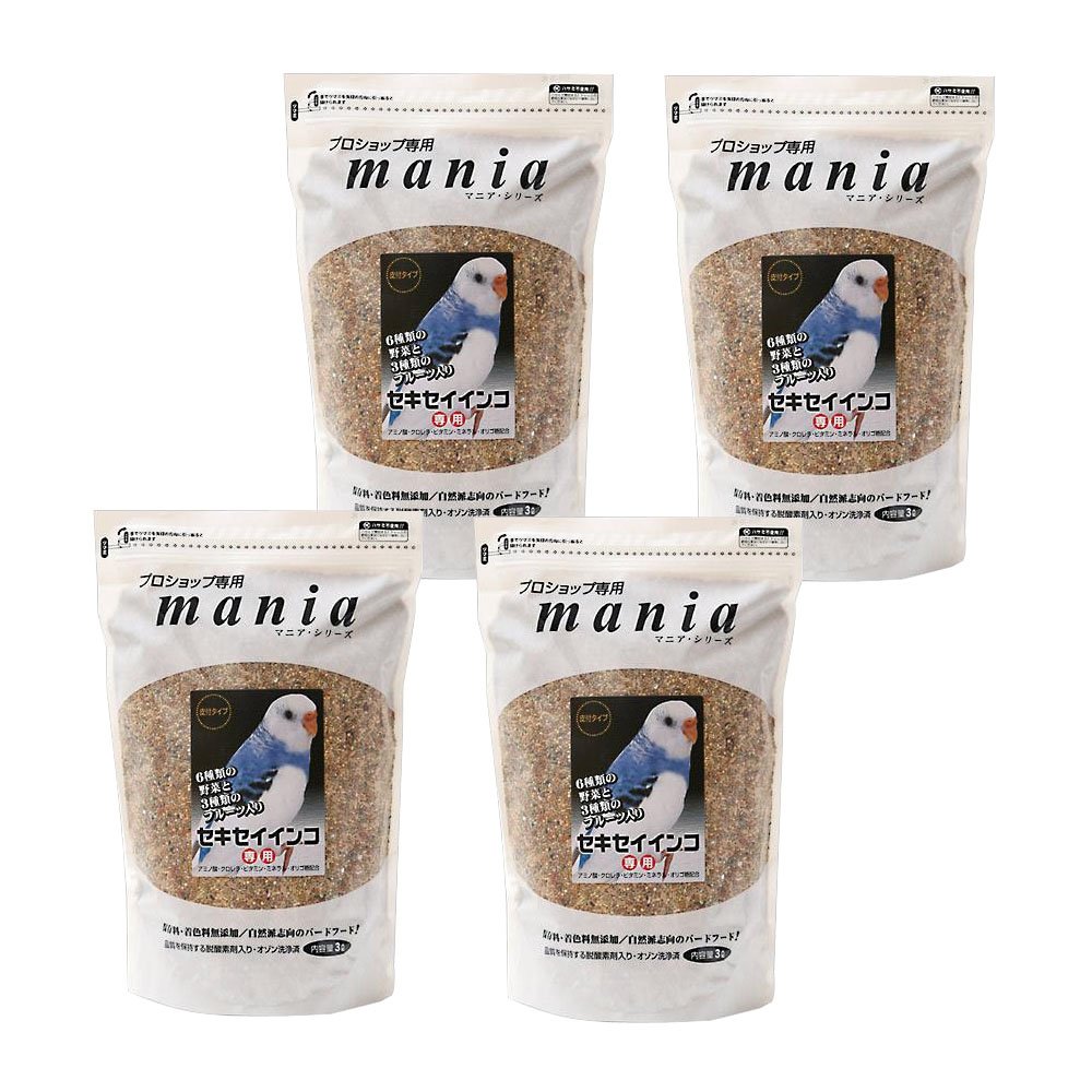 お買い得！鳥のエサ　プロショップ専用￼ mania マニアシリーズ3Lx6袋￼ Amazon | mania(マニア) プロショップ専用 セキセイインコ 3