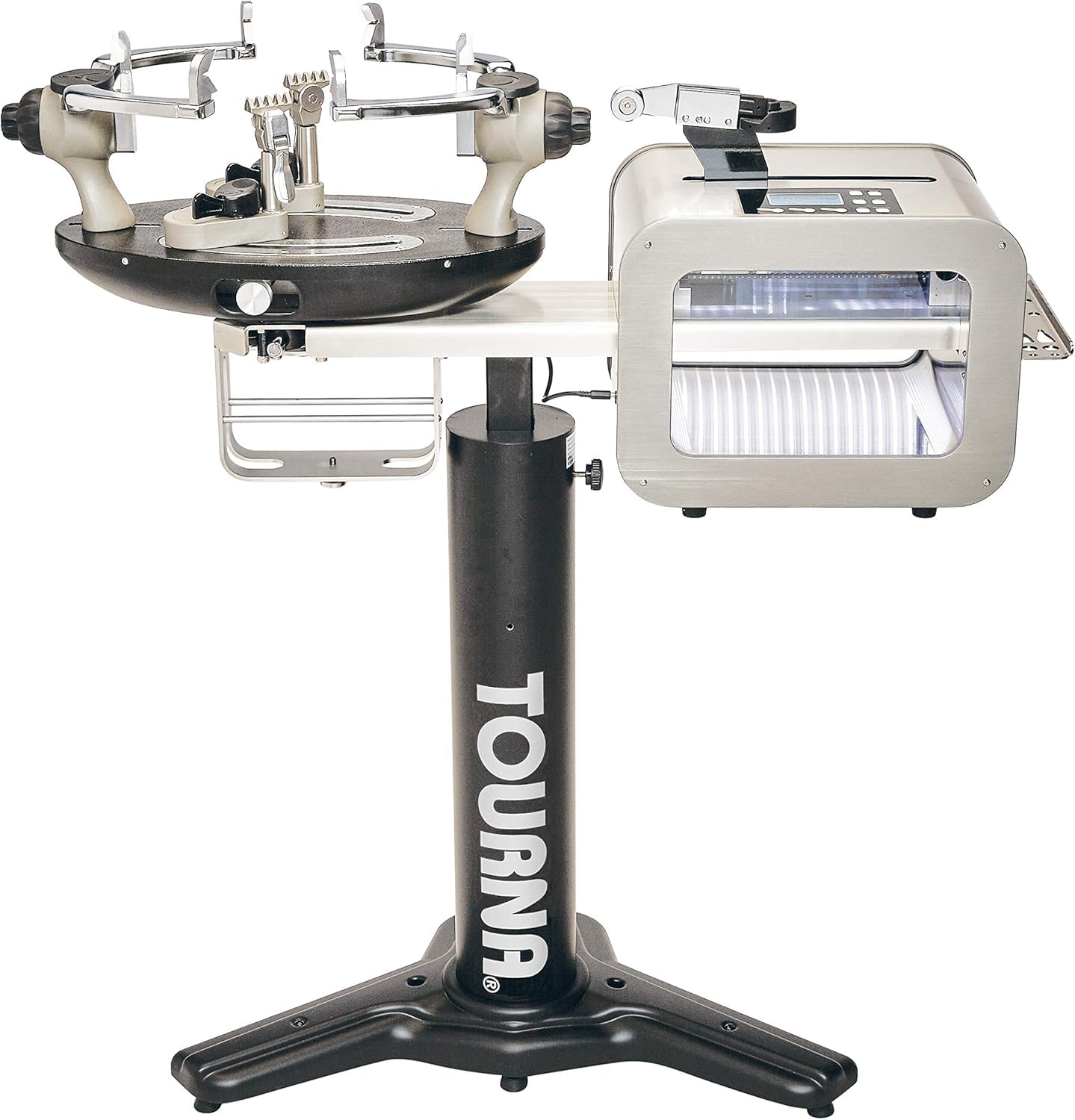 Tourna Cube Universal Tennis Stringing Machine – Stand-Up, Electric – Optional Cover