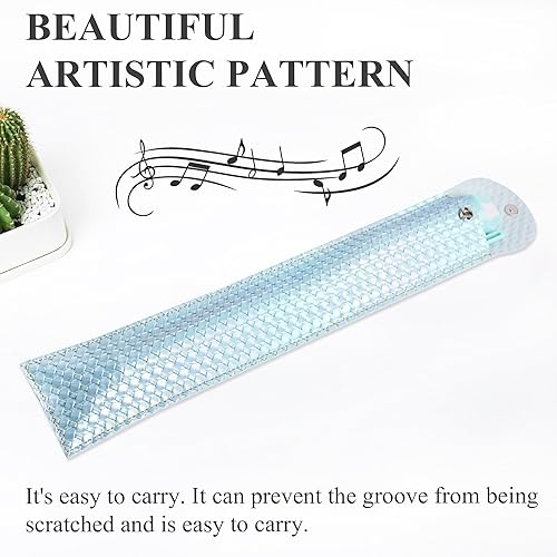 Miniatura 123 de Flauta para principiantes, niños y adultos, 8 agujeros, soprano, con varilla de limpieza y funda de cuero para estudiantes, entretenimiento en casa