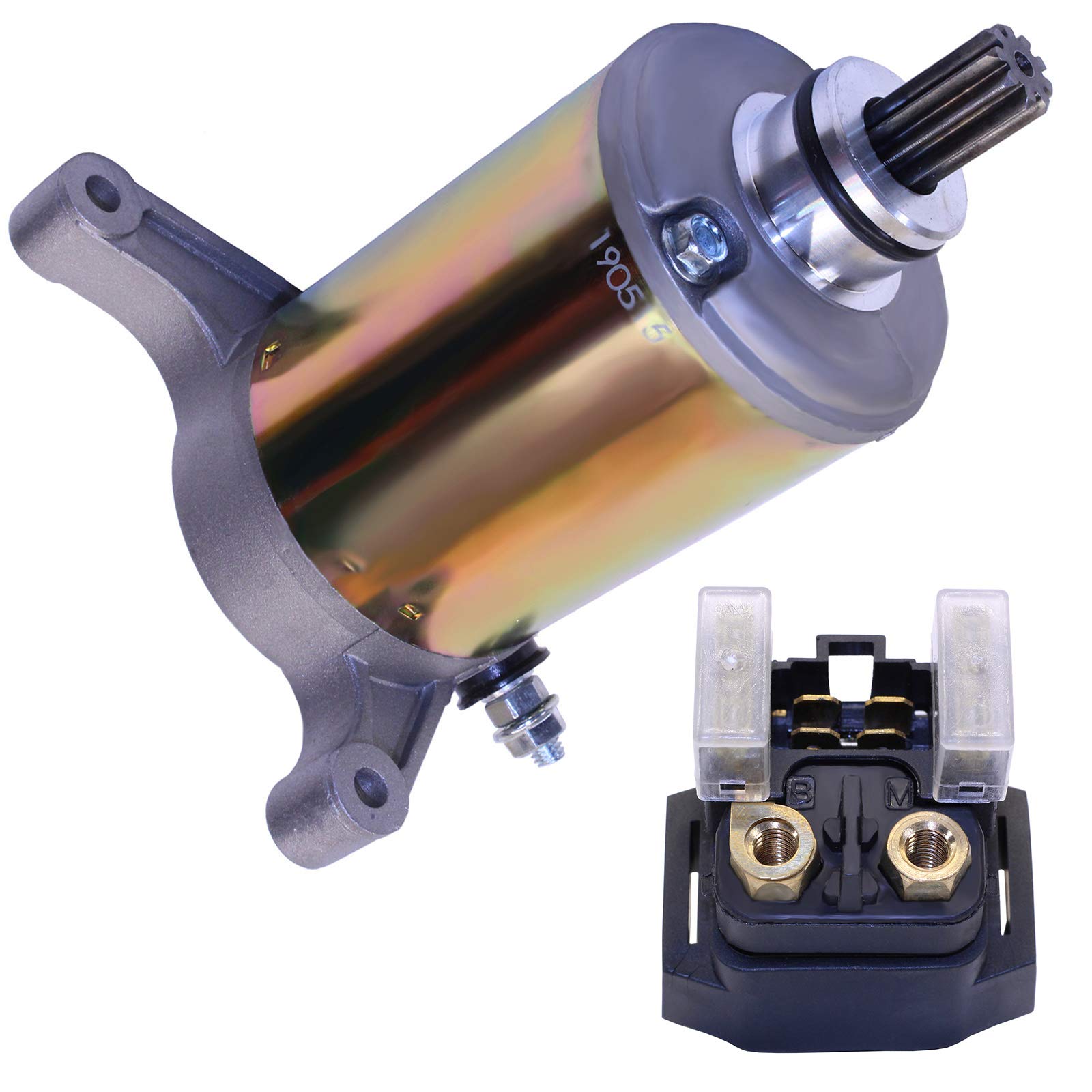 Amazon.com: GLENPARTS Starter Motor & Relay Solenoid for
