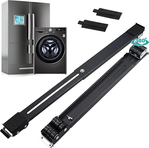 Rodillos universales extensibles de 360 para muebles y electrodomésticos, herramientas de movimiento fuertes con 24 rodillos y equipo de freno para