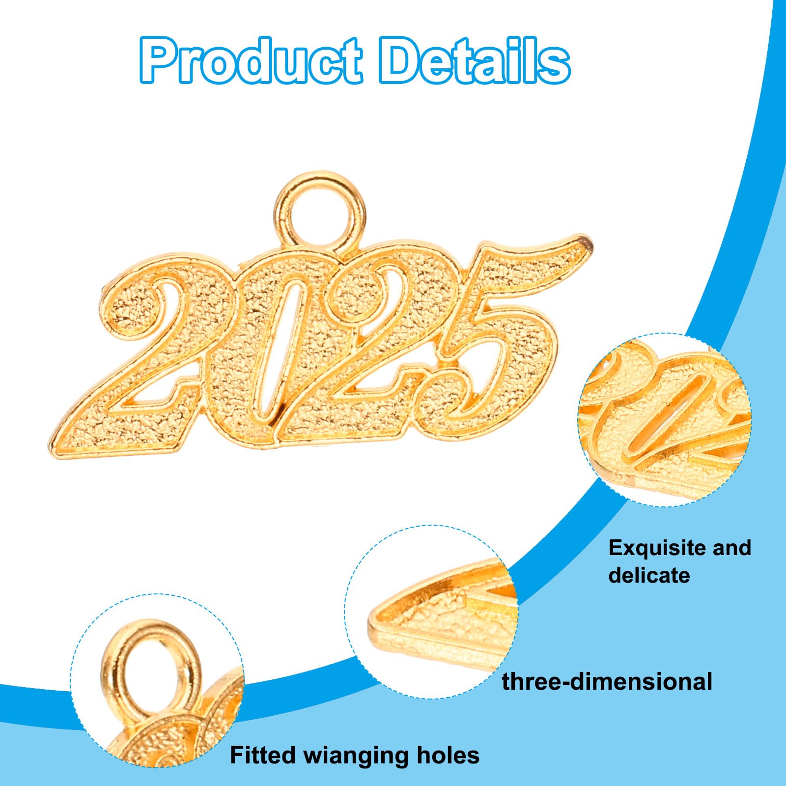 PATIKIL 2025 Graduation Tassel Charm - Image 4