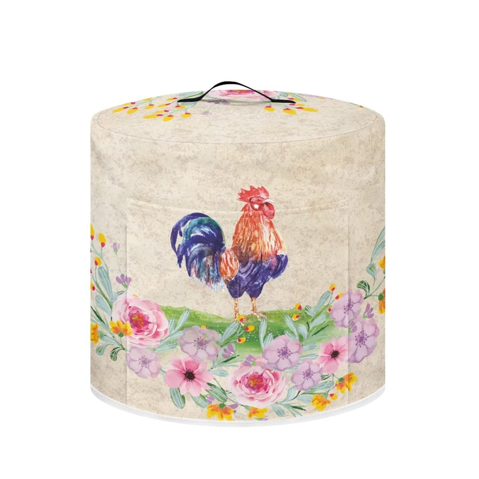 Wiryuouvt Christmas Snowman Air Fryer Cover Lightweight Kitchen Assistant Rice Cooker Dust Cover for Instant Pot 3 Quart Inner Pot Air Fryer Dust Cover Appliance Covers Size S