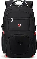 Mochila Unissex Notebook com Cadeado, Entrada para USB/Fone de ouvido e capa de Chuva - Trailblaze