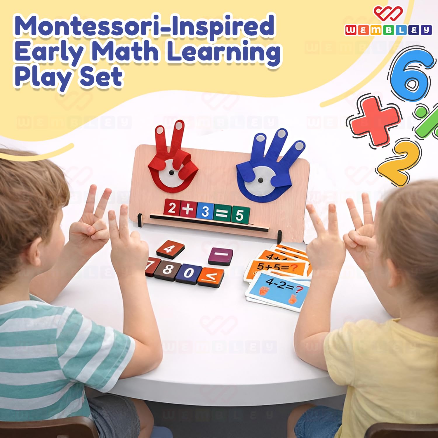 Wembley Math Learning Toy for Kids - Montessori Blocks -5 Wembley Math Learning Toy for Kids - Montessori Blocks -5