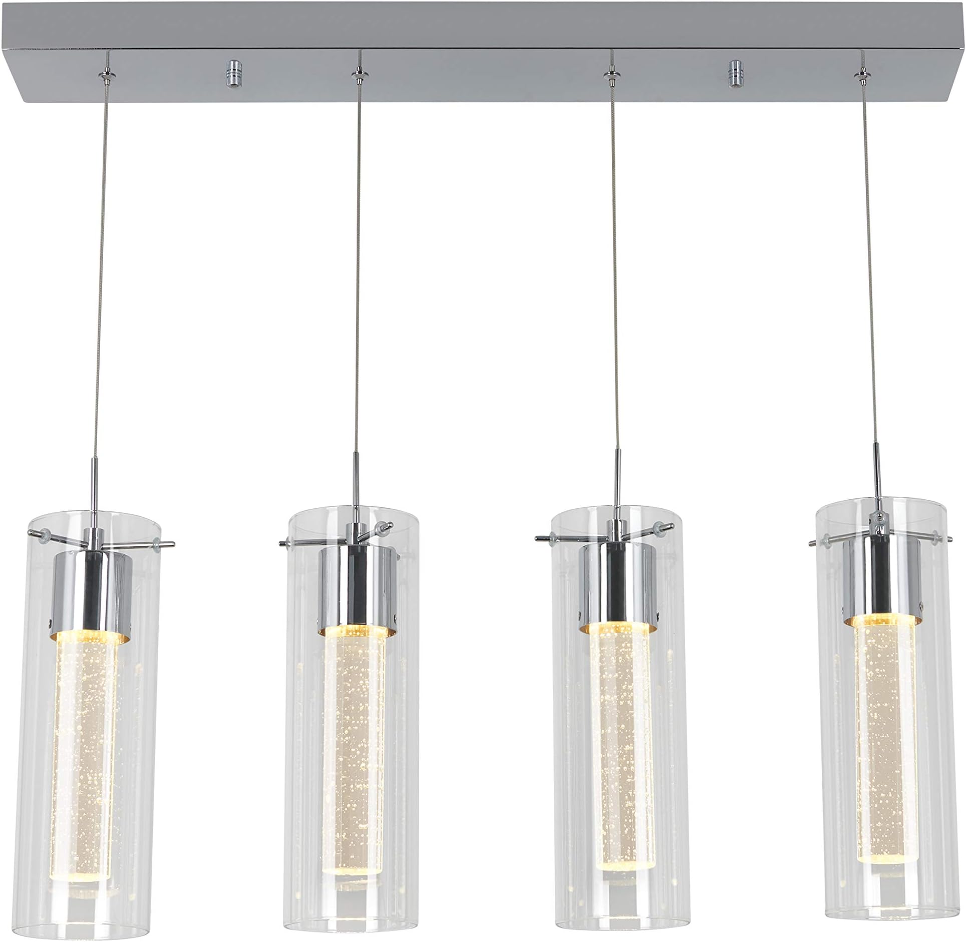 ARTIKA Champagne Glow 4 Cylinder LED Pendant Light
