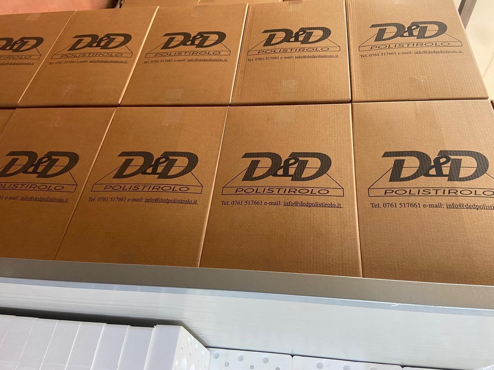 D. & D. Polistirolo® - Hoja de poliestireno multifunción 100 cm x 50 cm, densidad 15 kg/m³ (8 placas de 2 cm)