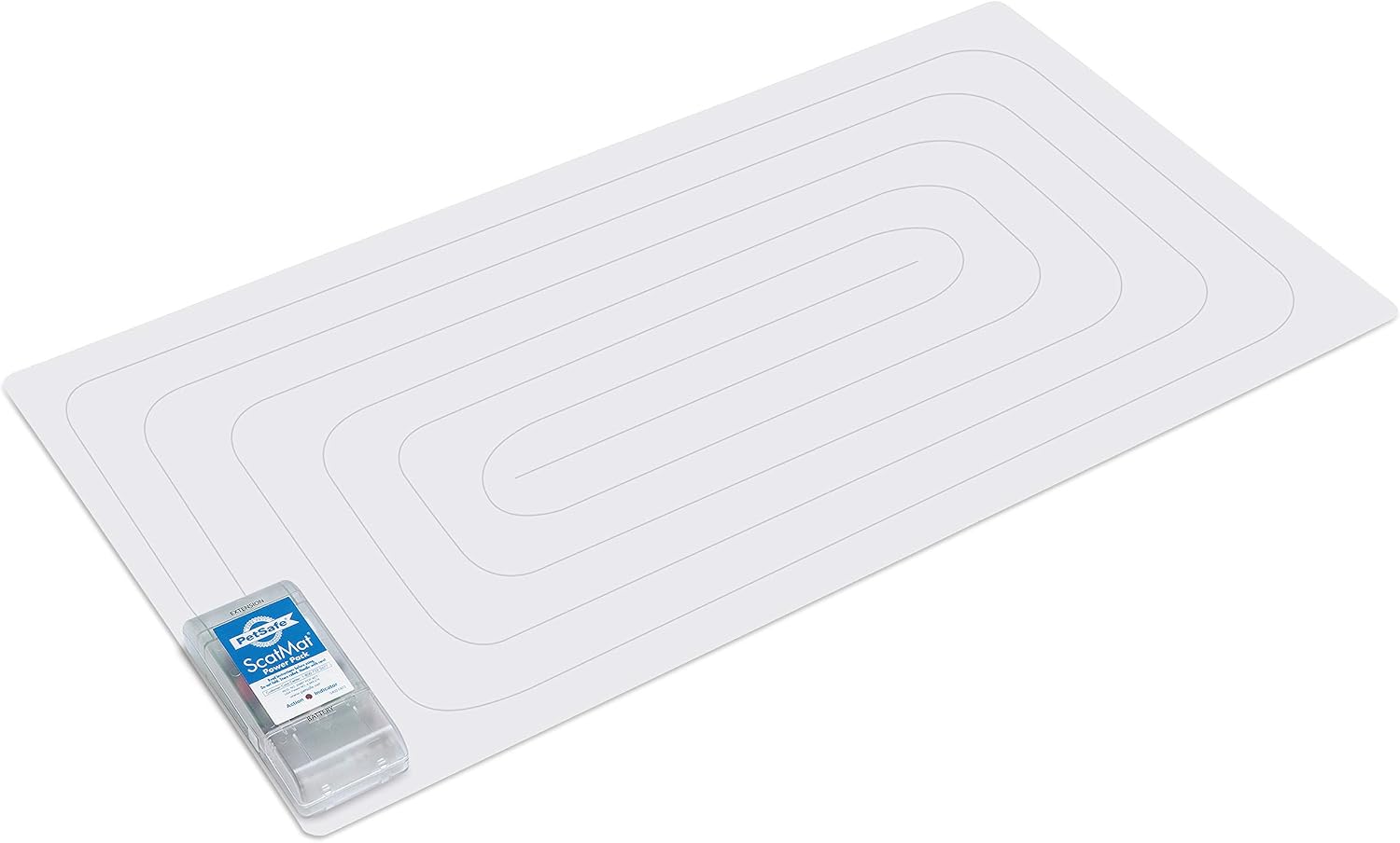 PetSafe ScatMat Indoor Pet Training Mat for Dogs and Cats, Medium Size 30 x 16 inch - Pet Proof Your Home with this Battery-Operated Electronic Repellent Mat, Adjustable Correction Settings