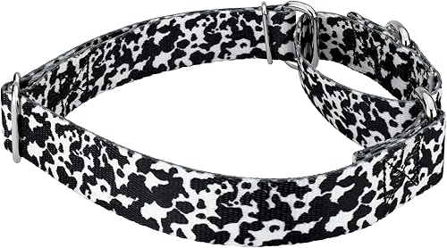 Miniatura 6 de Country Brook Petz - Collar y correa para perro Martingala de vaca lechera, colección de estampados de animales con 8 diseños salvajes (1 pulgada,