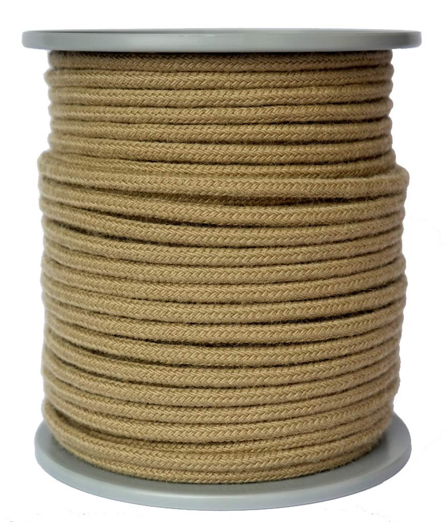 Corde en polychanvre - Diamètre : 5 mm - 50 m sur bobine à disque - 100 % polypropylène - Corde tressée à 16 fois