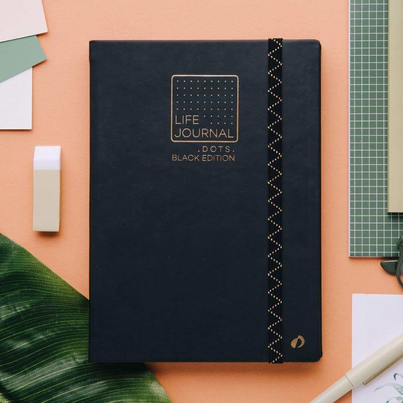 Carnet dots Life Journal black 15x21 2371108Q