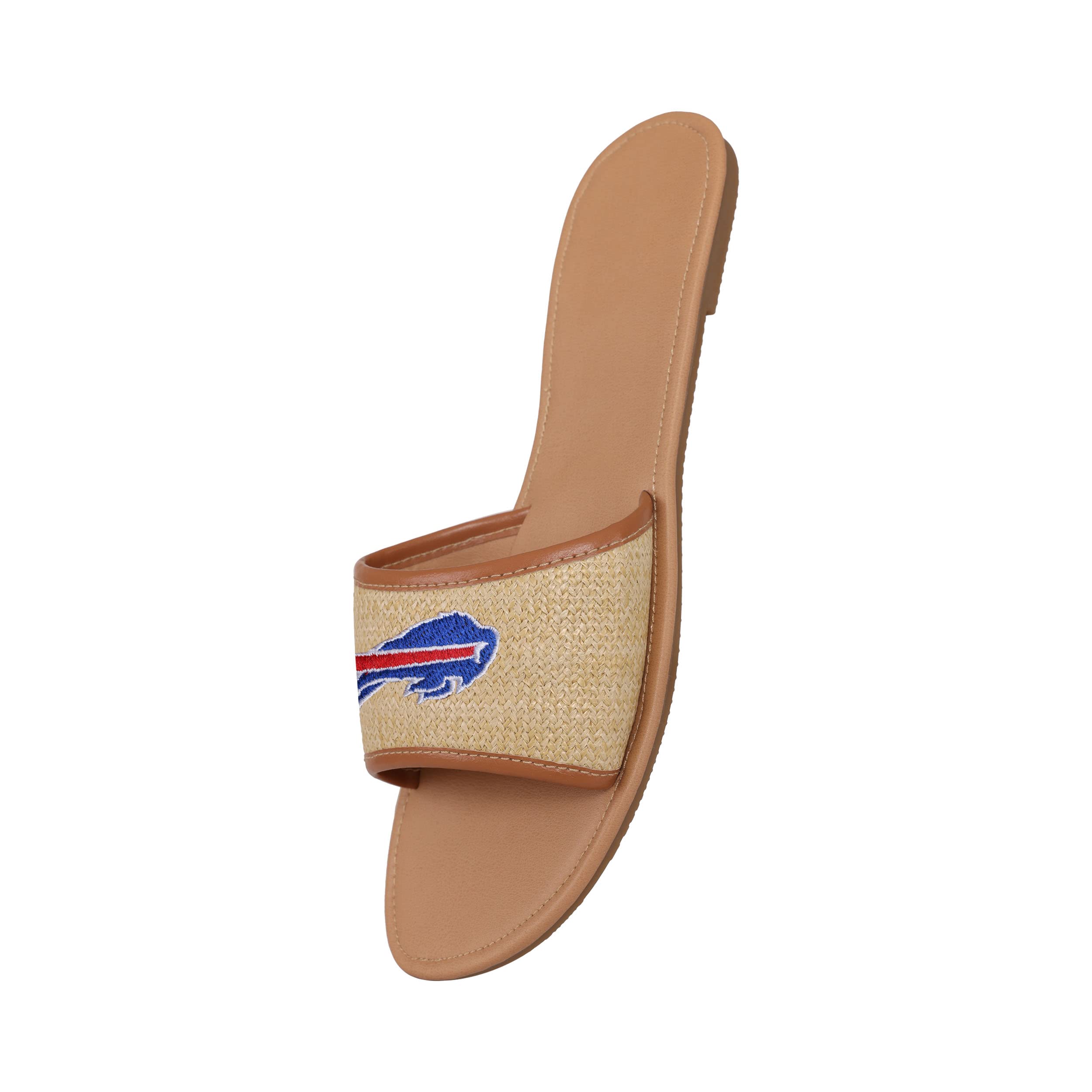 FOCO Buffalo Bills NFL Womens Straw Slide - S