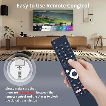 Replacement Voice Remote Control Compatible with Android TV Box Nokia Streaming 8000 & 8010