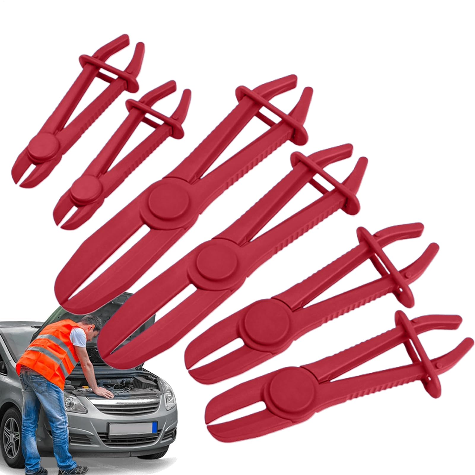 Alicates cerratubos flexibles y pinzas de bloqueo de mangueras para taller y campo