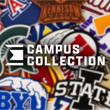 Branded Bills Officially Licensed NCAA x Curved 5-Panel Block College Collection PVC