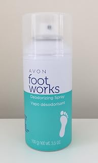 Avon Foot Works Deodorizing Spray 3.5 oz - Eliminate Foot Odor & Stay Fresh All Day