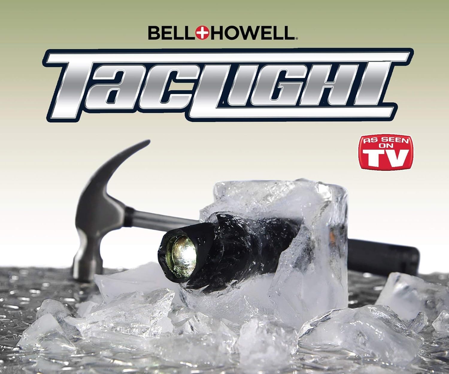 Bell+Howell Taclight Flashlight LED Tactical Flashlight with 5 Modes & Zoom Function 60X Brighter Waterproof Handheld Flashlight High Lumens for Outdoor Emergency Camping Accessories As Seen On TV