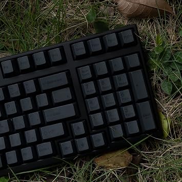 PBT Japanese Gray Keycaps 144 Keys Cherry Profile DYE-Sub Custom Minimalist Keycaps for 60% 65% 70% 75% Cherry Gateron MX Switches Mechanical Keyboards