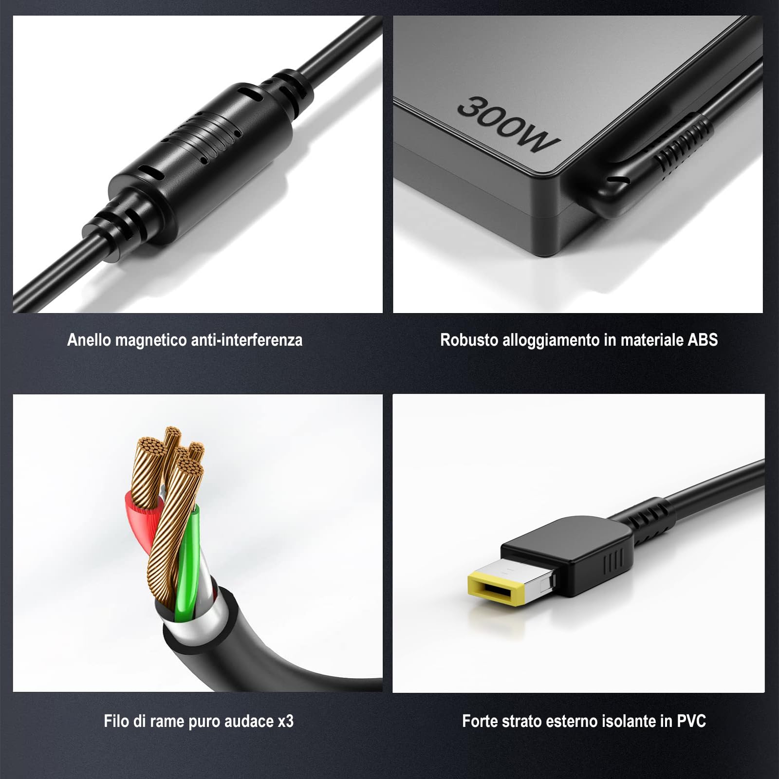 HonzcSR Adattatore AC/DC Compatibile Per Toshiba SATELITE - Foto 11