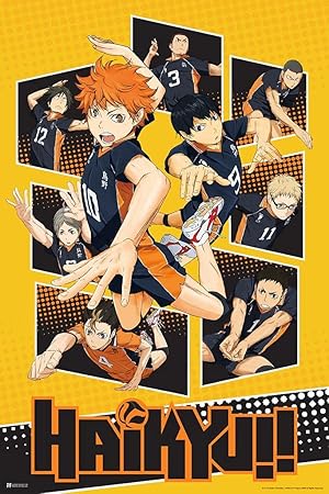 Haikyuu Poster Karasuno High School Volleyball Team Shoyo Anime Stuff Haikyuu Manga Haikyu Anime Poster Crunchyroll Streaming Anime Merch Animated Series Show Cool Wall Decor Art Print Poster 8x12 Posters Prints Amazon Com
