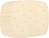 Vista 9 de HARFINGTON 200 forros para freidora de aire de 6 pulgadas, cuadrados de bambú con agujeros, hojas de papel pergamino perforadas antiadherentes