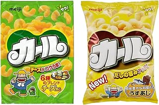 明治 meiji カール 詰め合わせ チーズ 3 うすあじ 2 合計 5袋セット + オリジナルカード付き