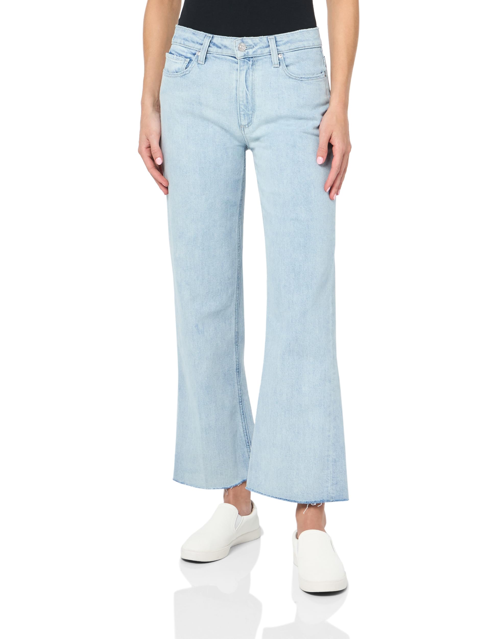 PAIGE Women's Leenah Ankle Raw Hem