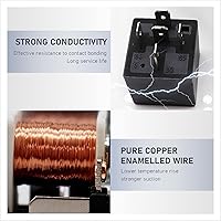 Vista 4 de Gunhunt 4 piezas de relés automotrices de 40A, interruptor de relé de coche, relé de 5 pines, relés impermeables de 12V para coche, componentes