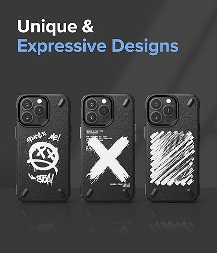 Miniatura 6 de Ringke Onyx Design - Funda compatible con iPhone 13 Pro, diseño de impresión de seda, resistente, a prueba de golpes, TPU antideslizante, funda para