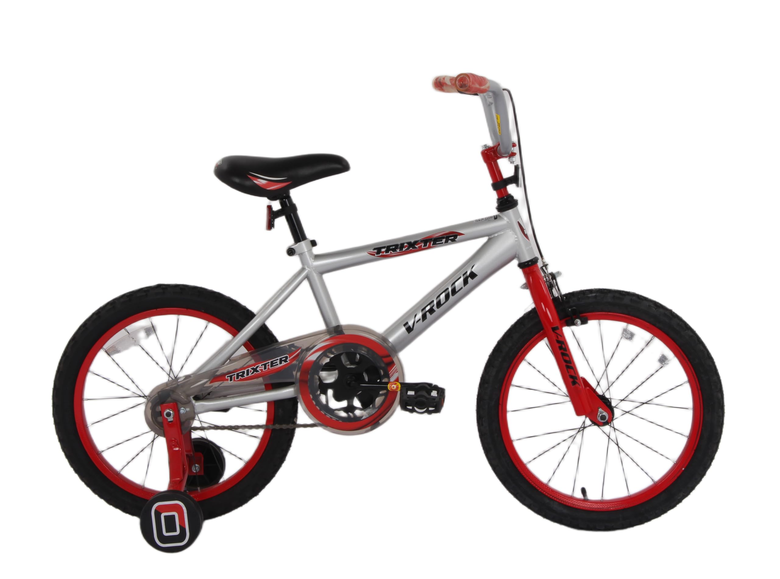 Buy V Rock Trixter 18T Kids BMX Cycle – Silver-Red, 18 Inch Steel
