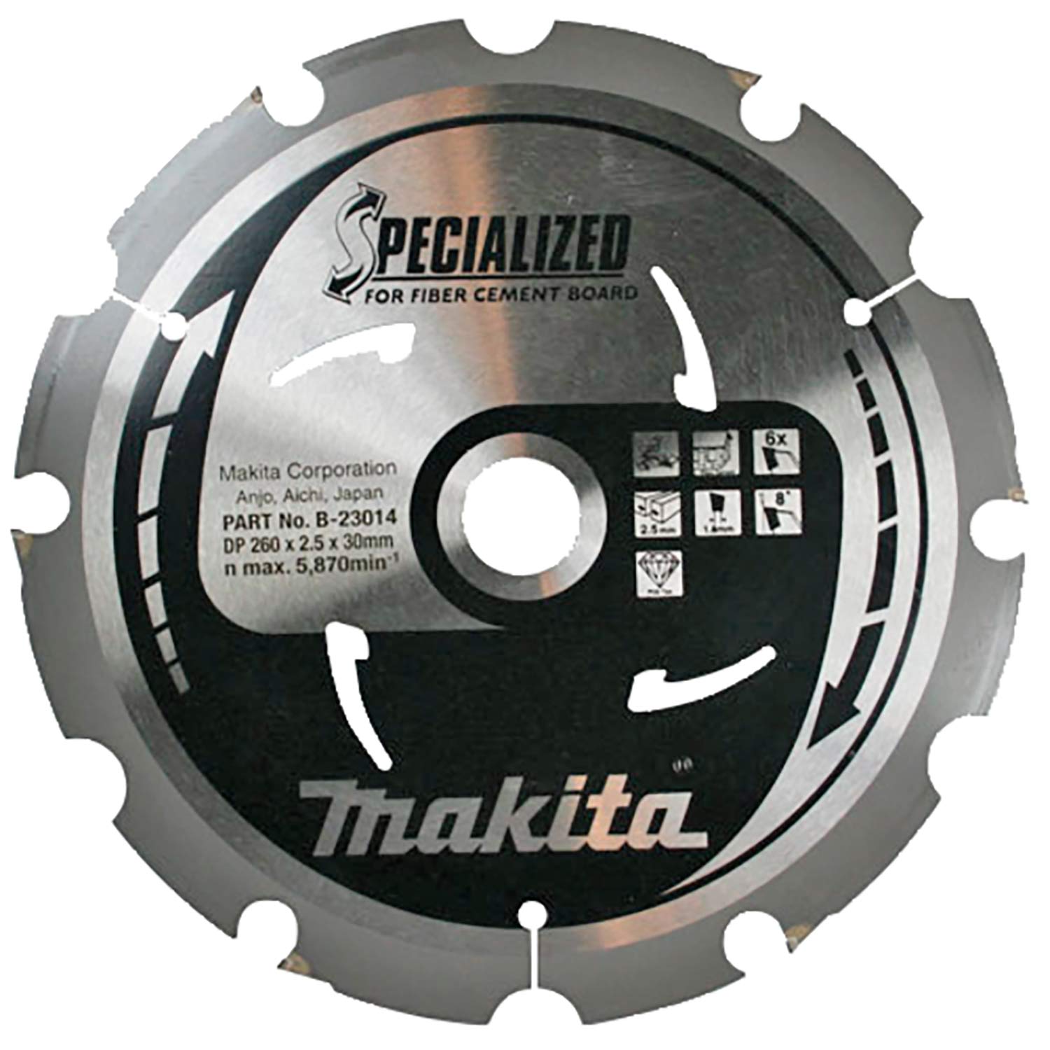 Makita Zubehör - Tauchsägeblatt-Set 5 cm, 5-tlg B-64858-5