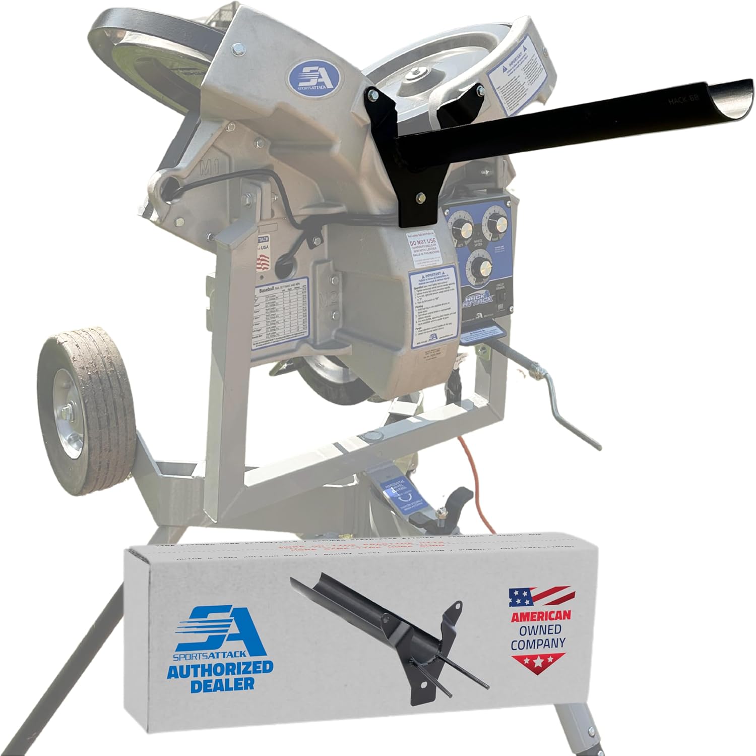 Anytime Baseball Supply Perfect Timing Chute for Hack Attack Pitching Machine from Extended Pitching Machine Chute to Help Timing| Baseball Swing Trainer